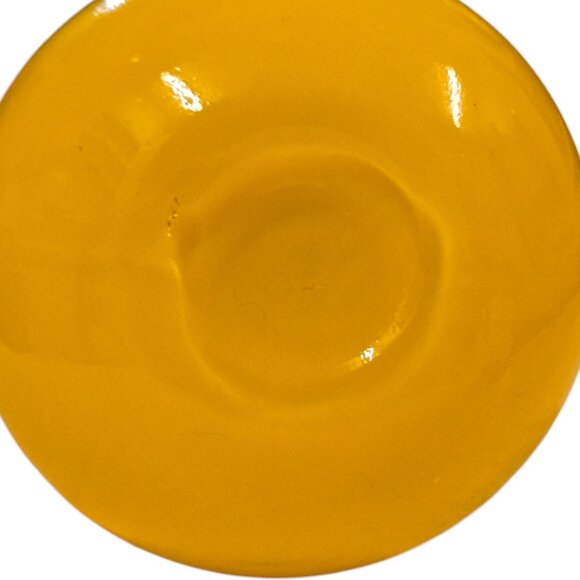 Glass Pear Handcrafted Yellow Green Fruit Figurine Sculpture 4 Inch - Picture 5 of 16